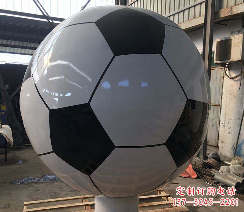 福建不锈钢足球雕塑