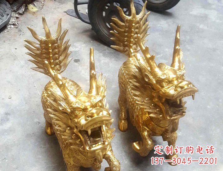福建麒麟雕塑东方之瑰宝