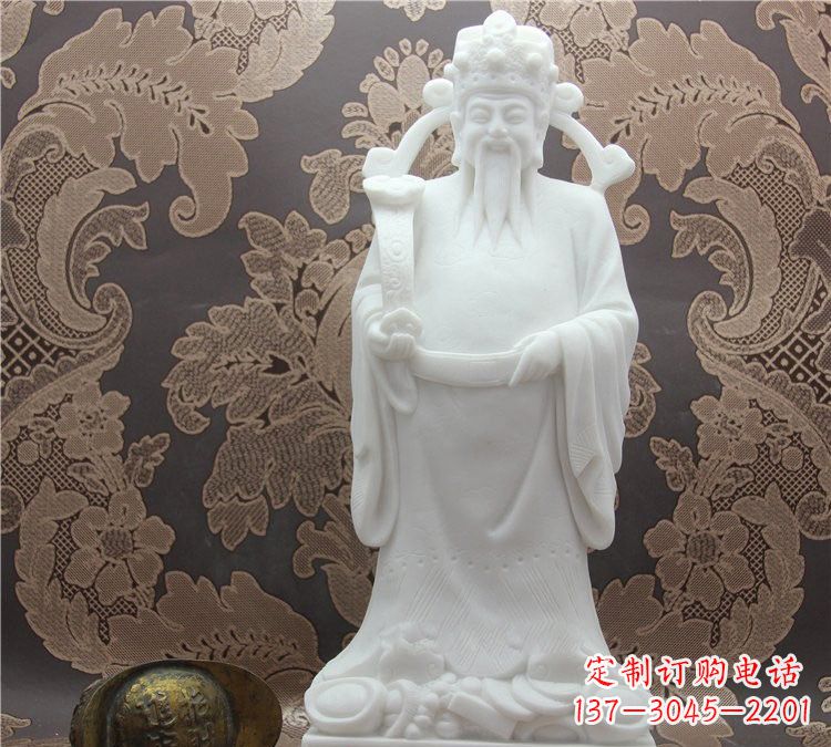 福建财神雕塑祈求财富幸福