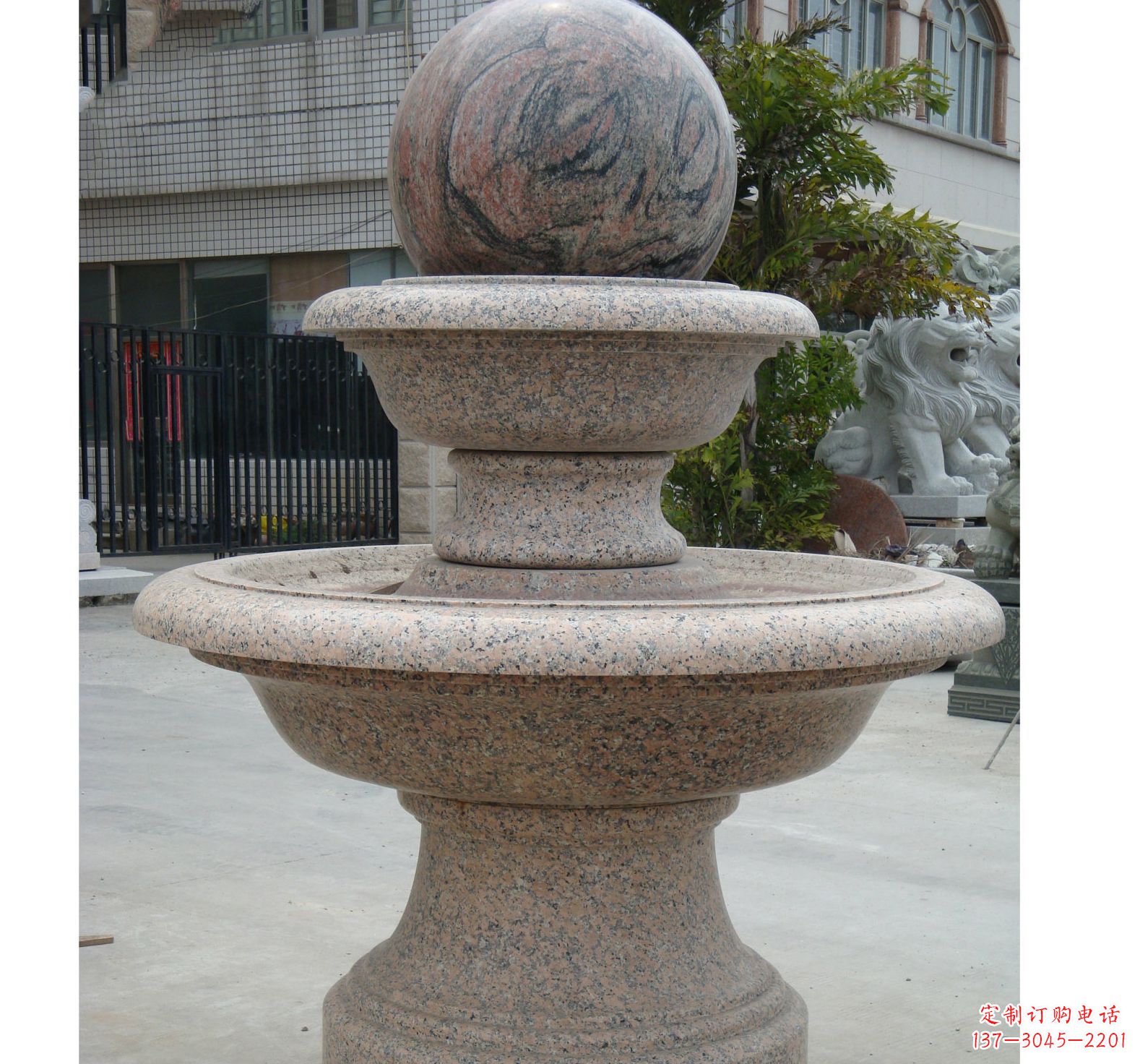 福建财源滚滚之风水球雕塑