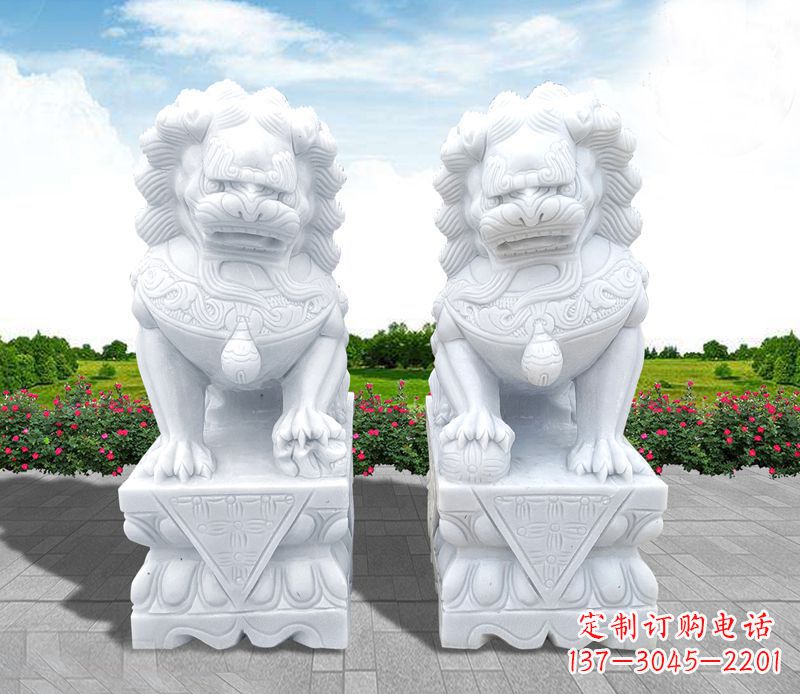 福建狮子雕塑招财福运的象征