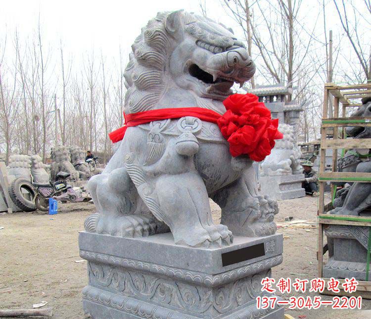 福建雄壮狮子石雕——欢迎来到宁波