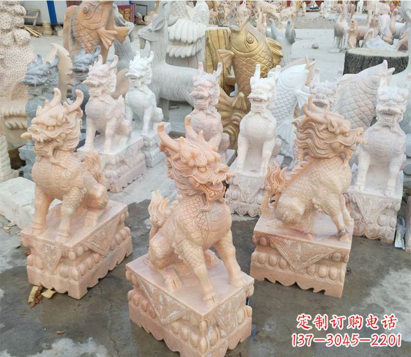 福建麒麟雕塑传承文化之美