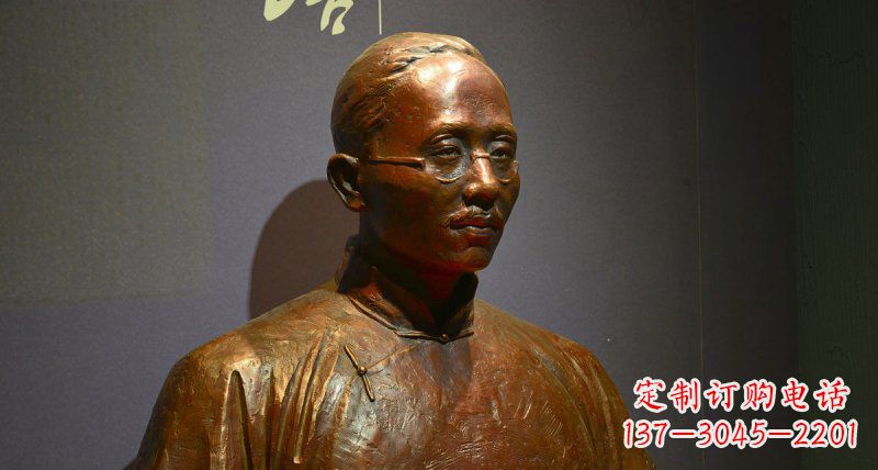 福建蔡元培——一位传奇民族英雄的雕塑