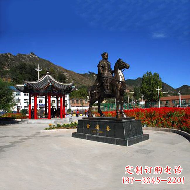 福建纪念历史名人的骑马雕塑