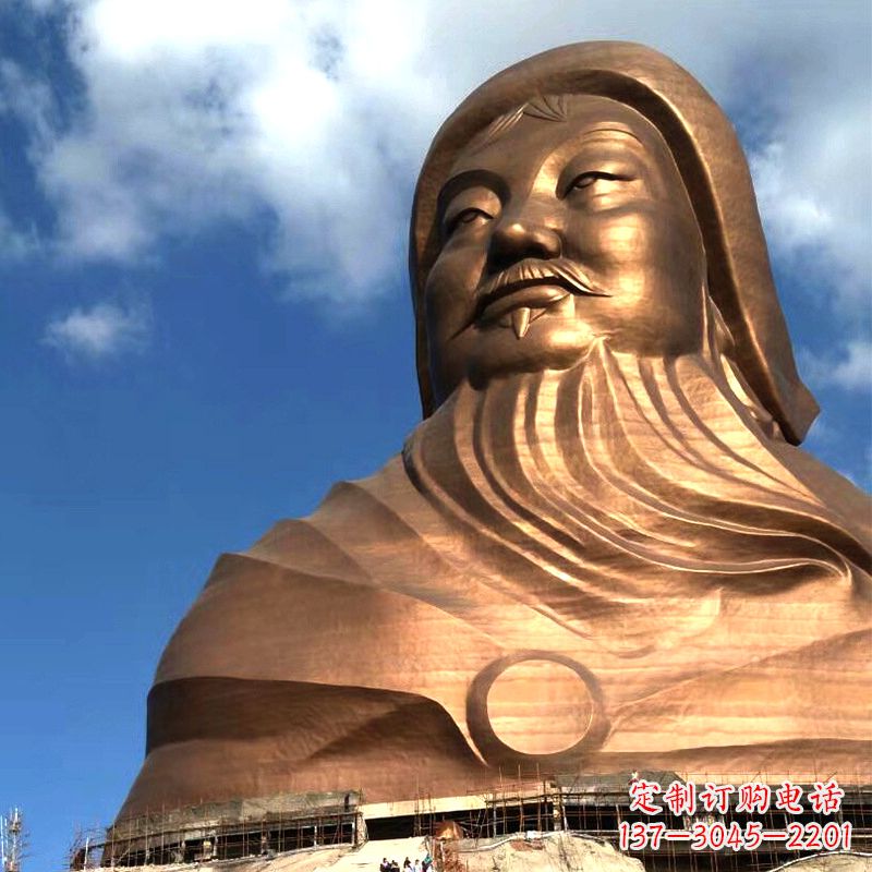 福建成吉思汗的传奇——大型头像雕塑