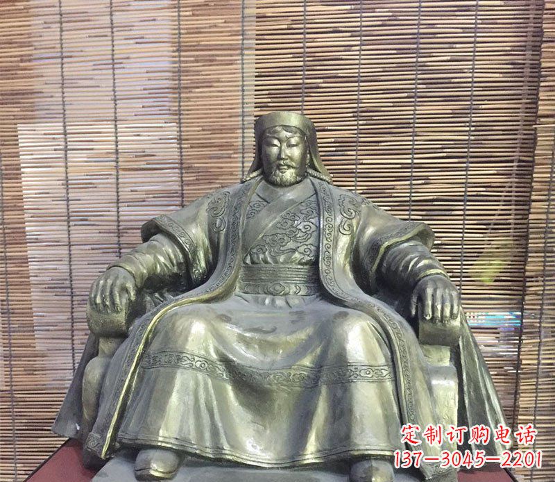 福建成吉思汗神话中的雕像