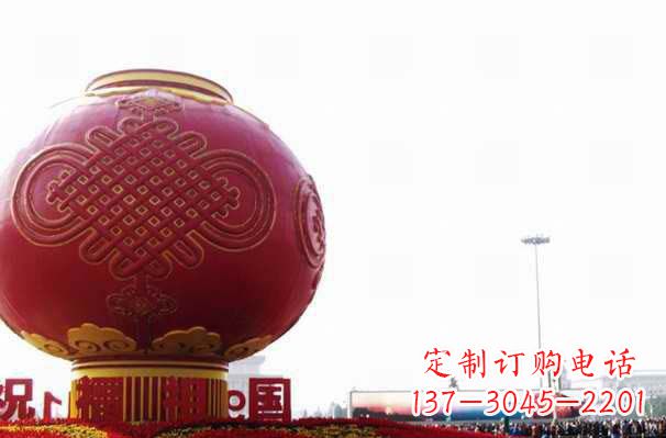 福建城市不锈钢灯笼雕塑