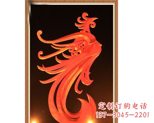 福建不锈钢凤凰雕塑美丽与传统的完美结合