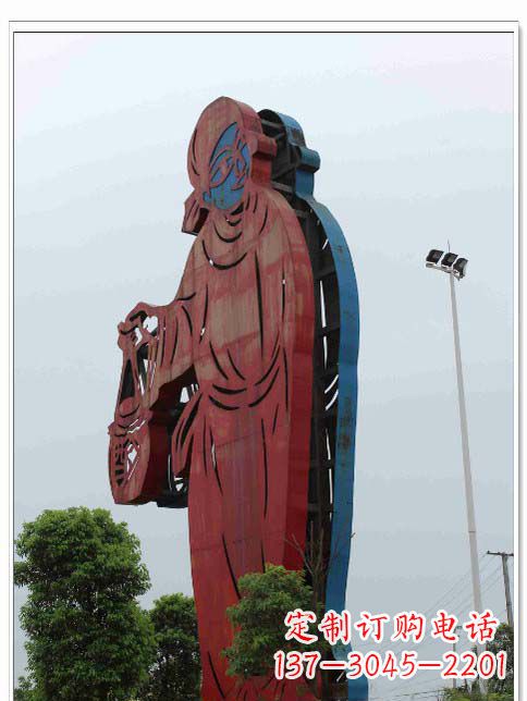 福建城市之美不锈钢提酒壶雕塑