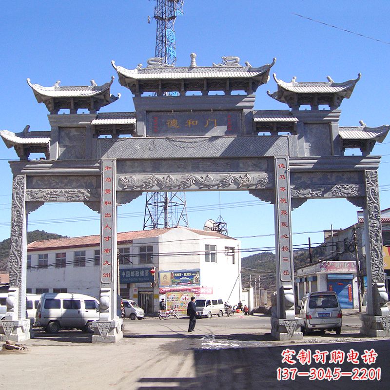 福建中国古代的牌楼雕塑——传承着历史文化的精髓