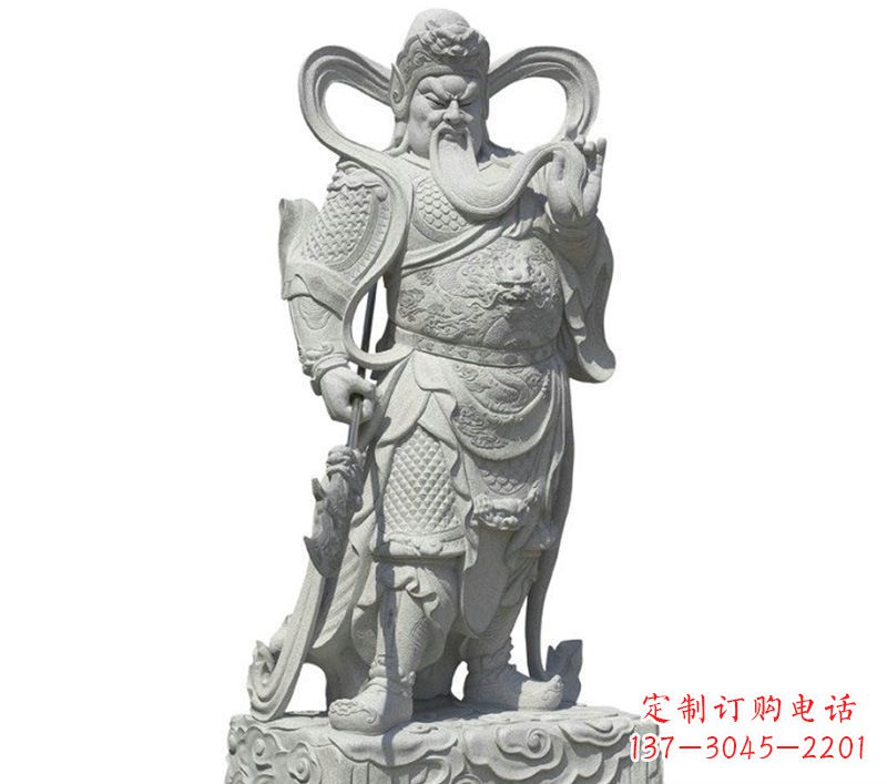 福建关公雕像象征着威武的英雄