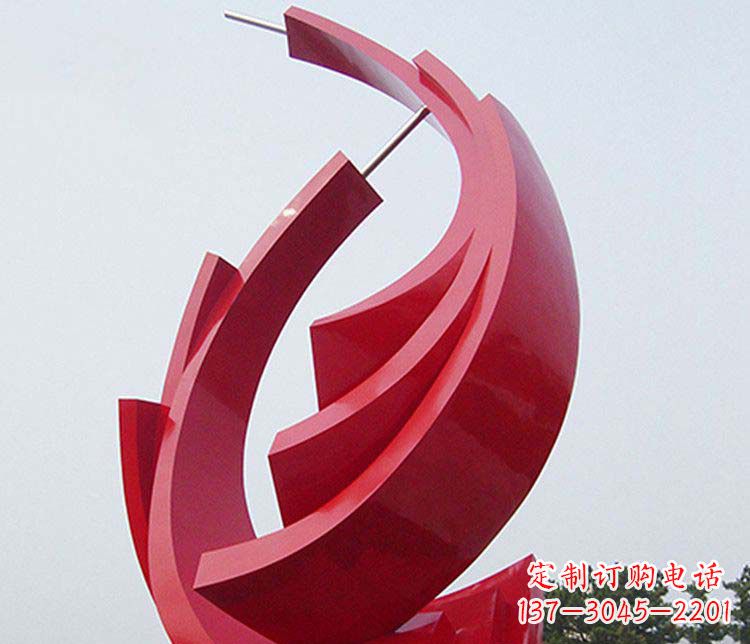 福建抽象帆船不锈钢雕塑