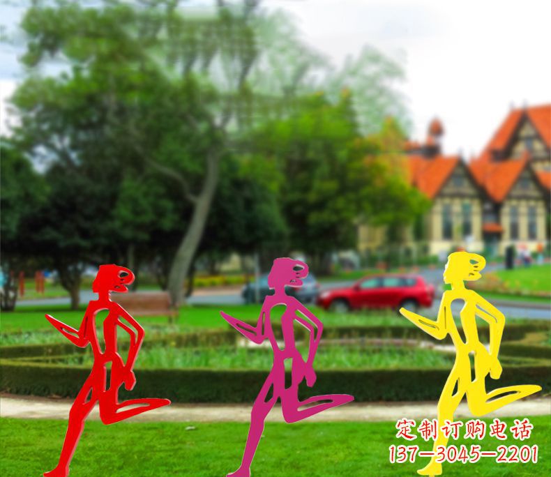 福建奔跑的女性雕塑