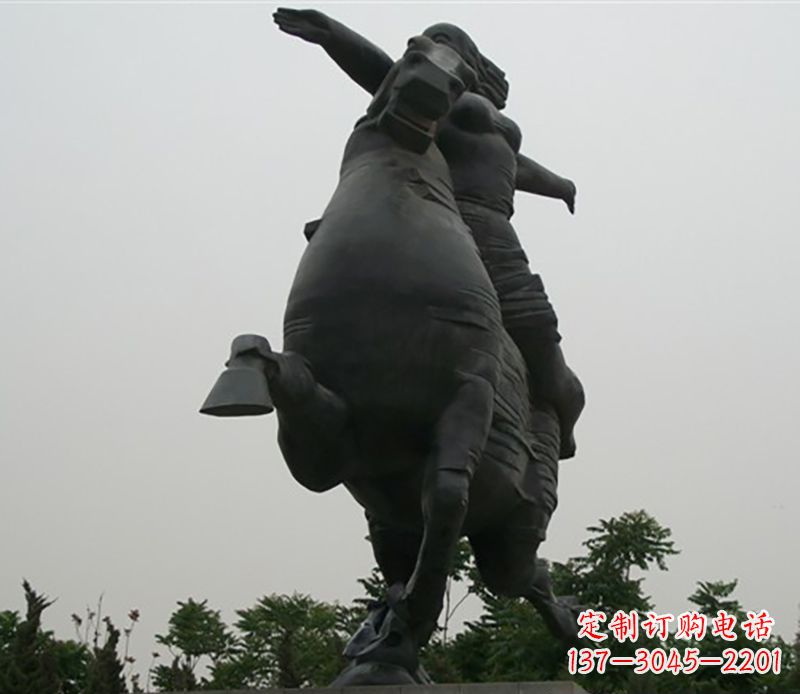 福建骑马雕塑跨越时空的传奇