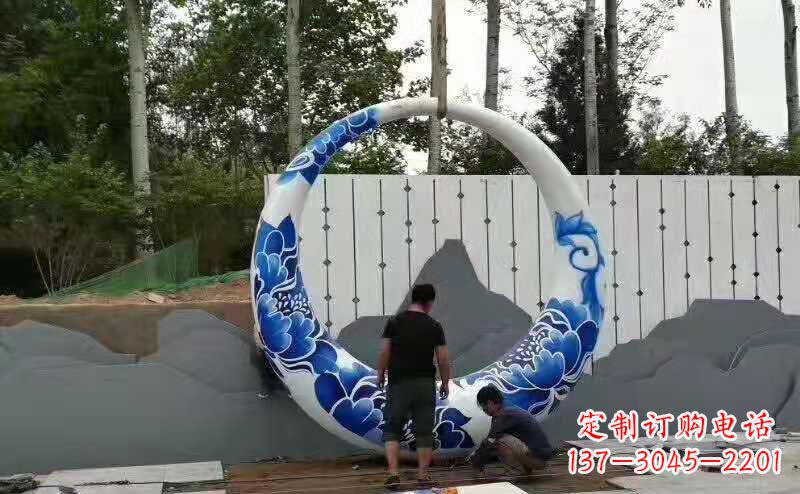 福建美丽的月亮雕塑