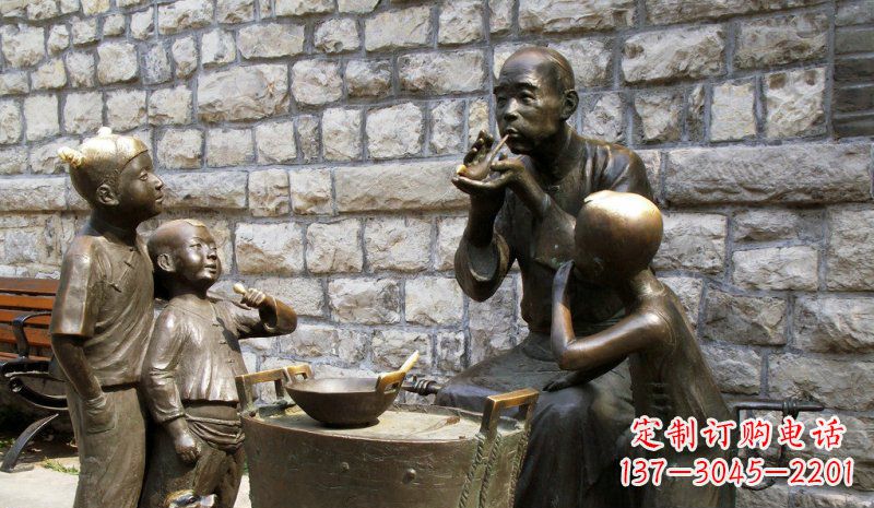 福建糖果街的精美雕塑