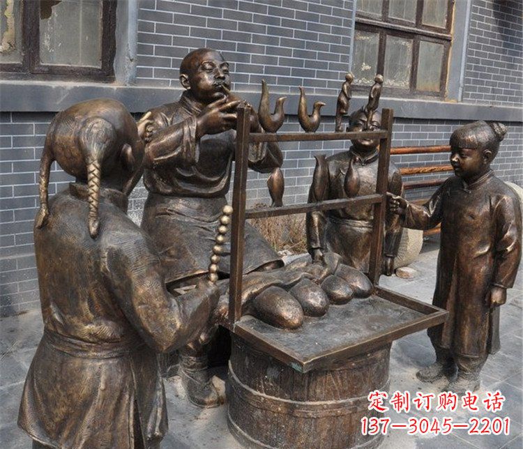 福建糖人雕塑——街边温馨的小情调
