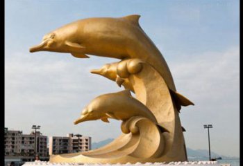 福建海豚雕塑——美丽的城市标志