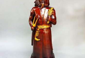 福建神农氏铜像传承炎帝文化的艺术之作