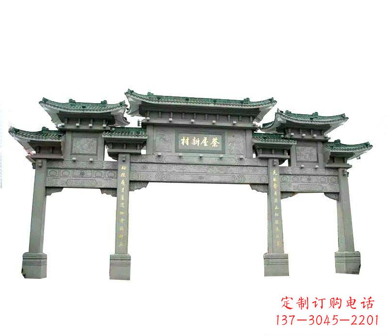 福建石牌坊雕塑——传承古老文化的精美杰作
