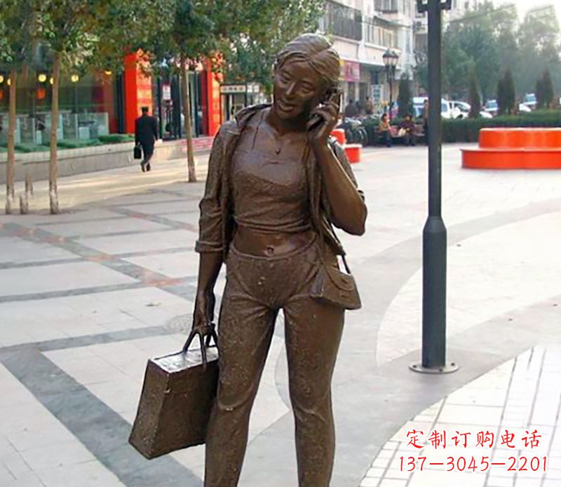 福建通话女性雕塑
