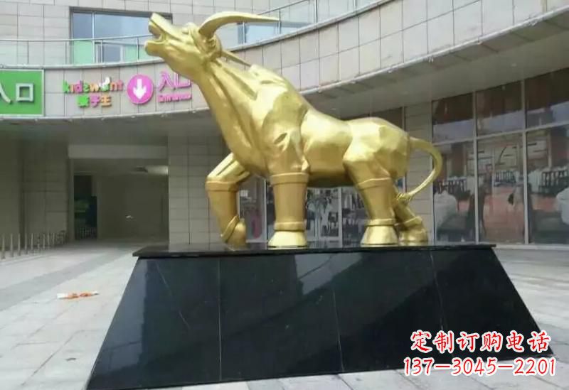 福建大黄牛铜雕