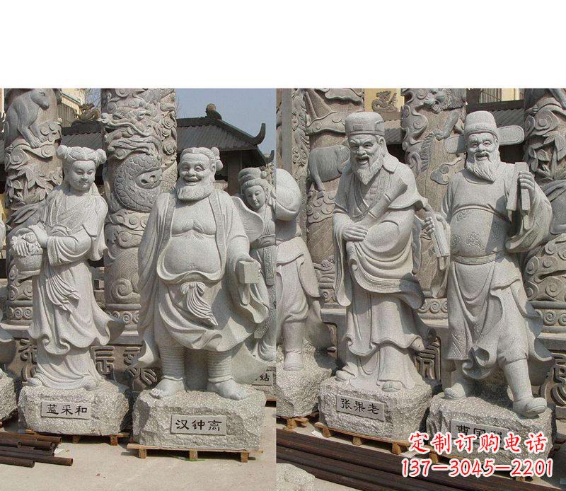 福建大理石八仙雕塑神秘的艺术之美