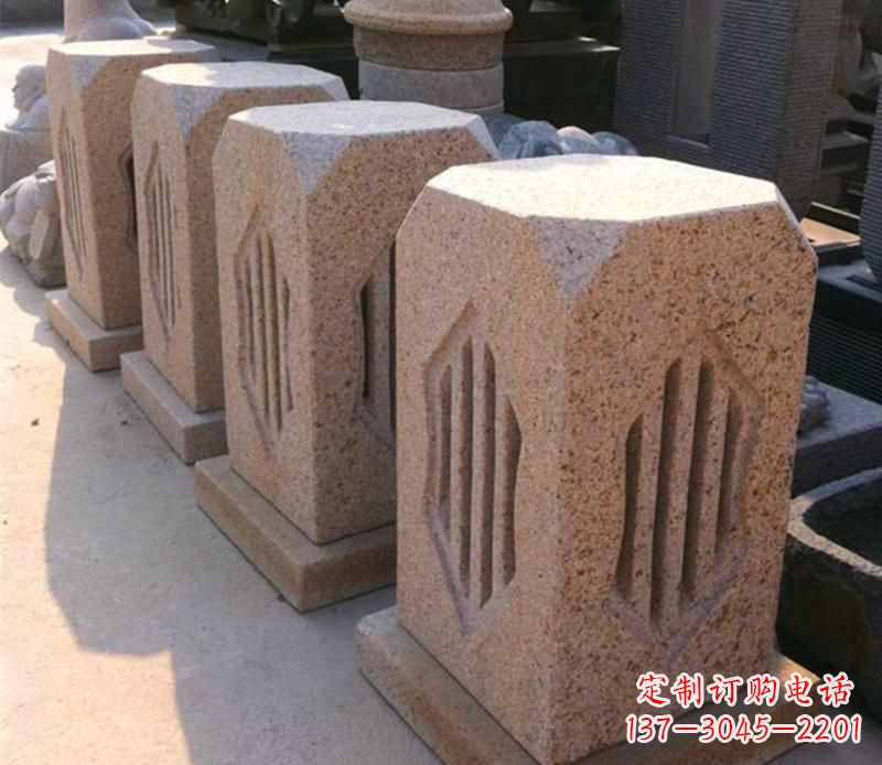 福建精美的大理石灯雕塑