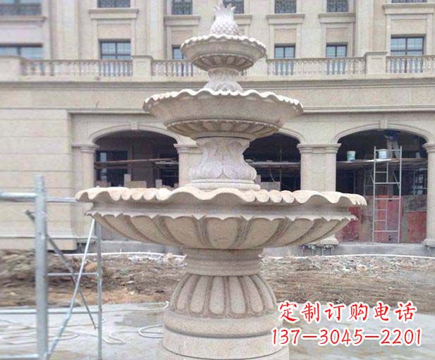 福建大理石大型喷泉石雕 (2)