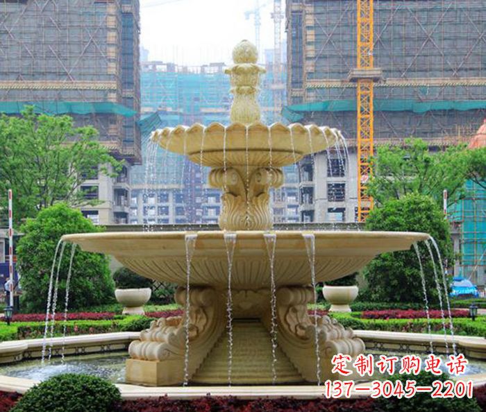 福建大理石大型喷泉石雕 (4)