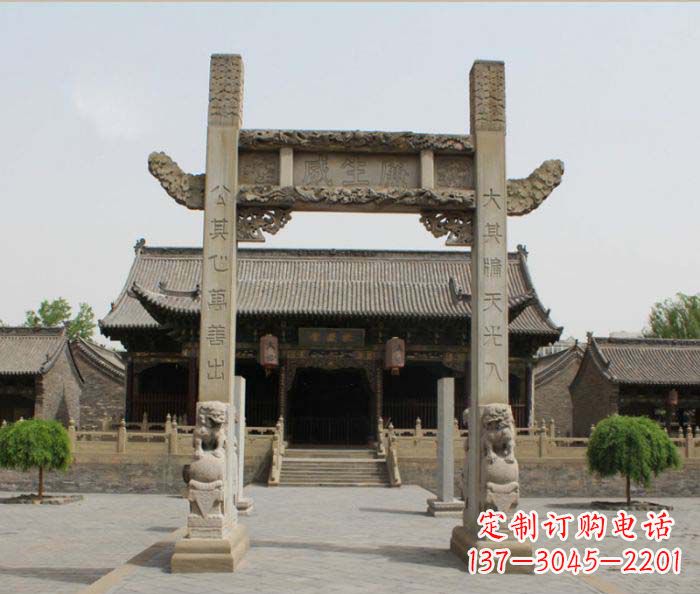 福建大理石牌楼雕塑——艺术精粹