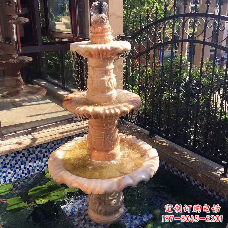 福建大理石雕刻风水球