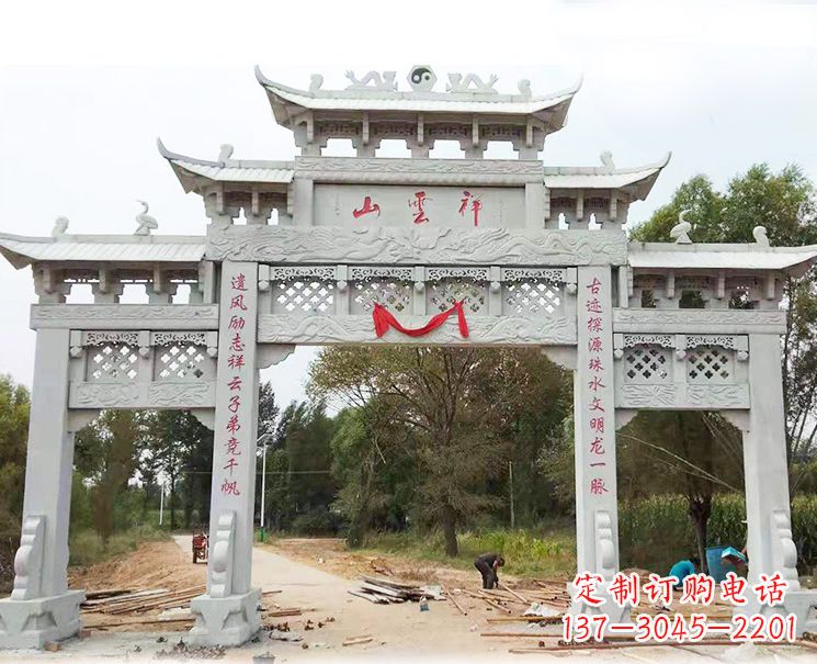 福建大理石牌坊雕塑