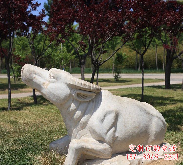 福建大理石动物雕塑传承文化的艺术精品