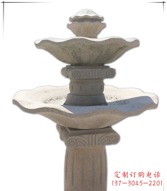 福建大理石多层喷泉石雕精美绝伦的艺术形式