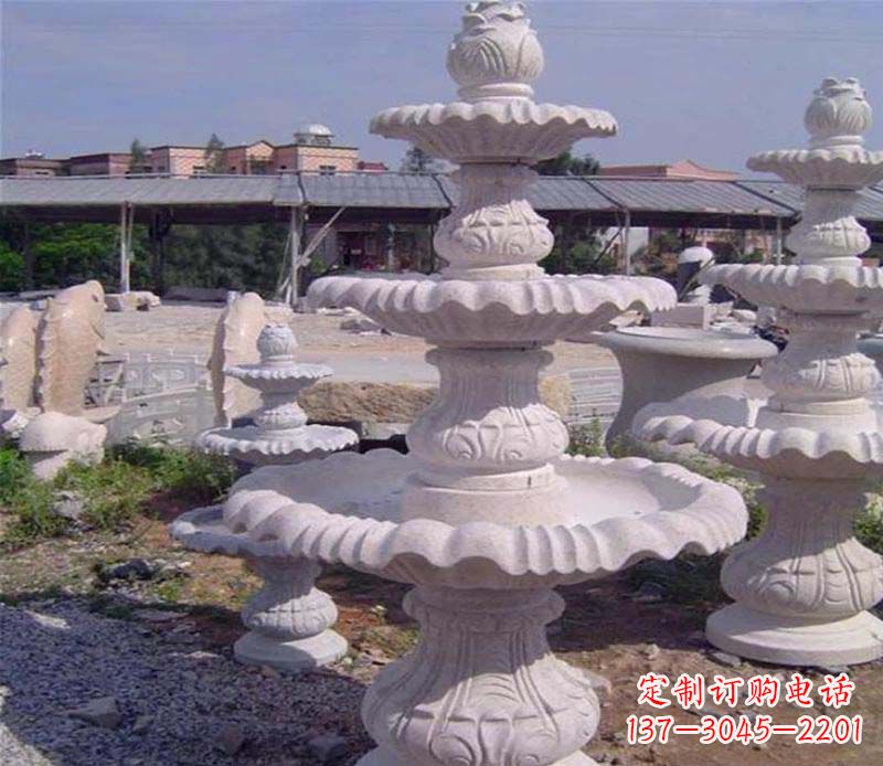 福建石雕喷泉展现精美的艺术灵感