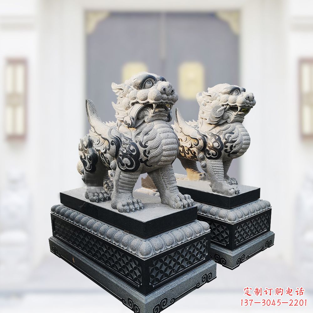 福建大理石雕刻的貔貅