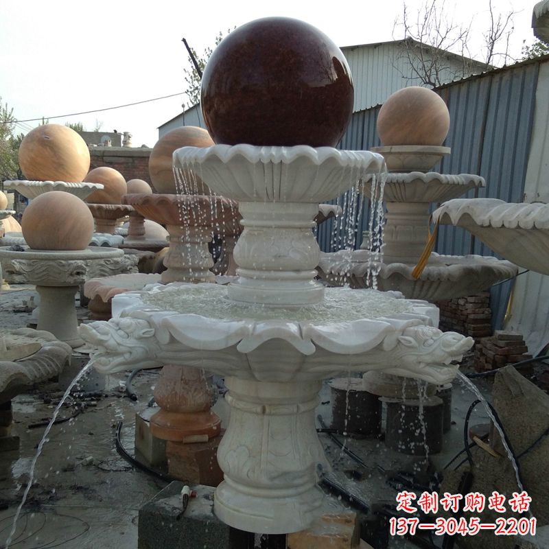 福建大理石风水球雕塑传统文化的艺术精髓