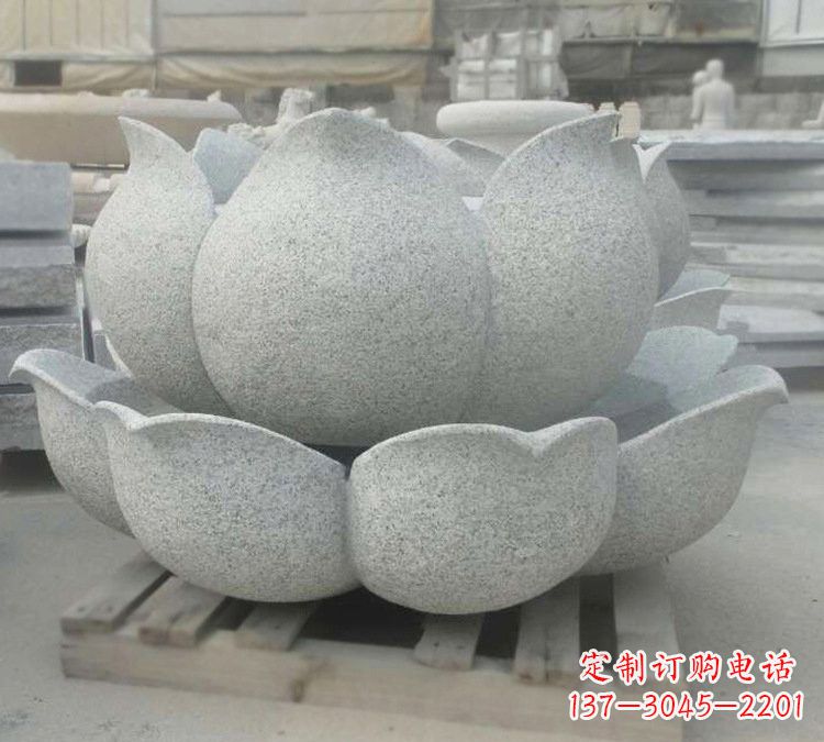 福建大理石公园莲花喷泉