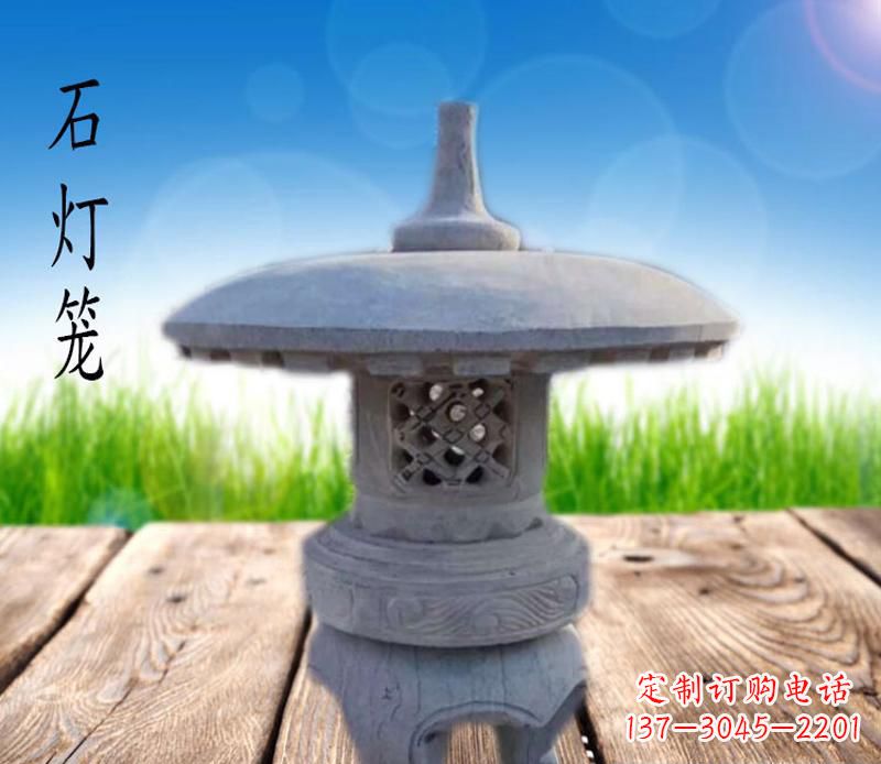 福建大理石公园石灯笼雕塑