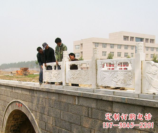 福建大理石拱桥石雕栏板