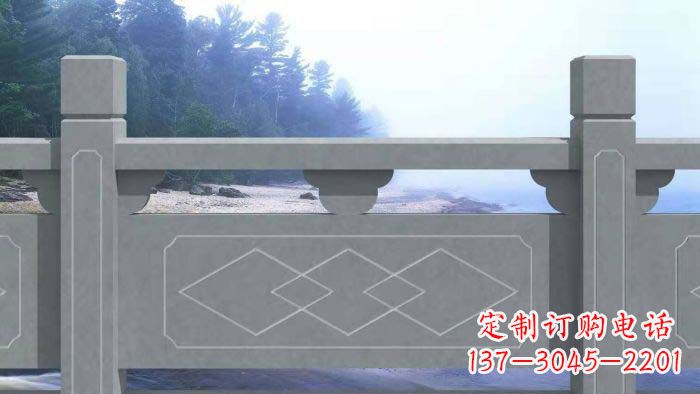 福建大理石护城河栏板石雕