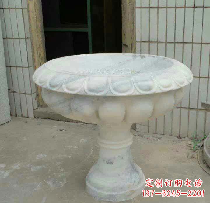 福建大理石花盆雕塑