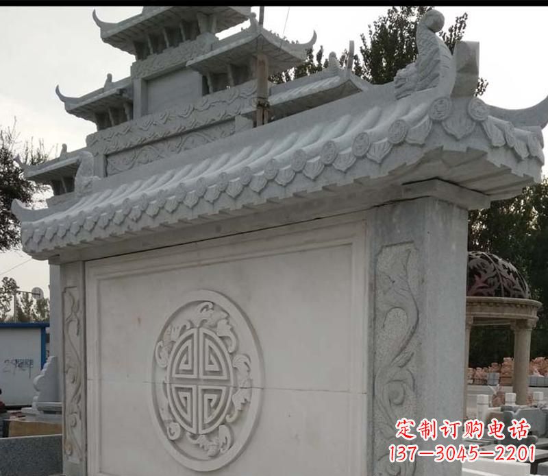 福建精美大理石影壁雕塑