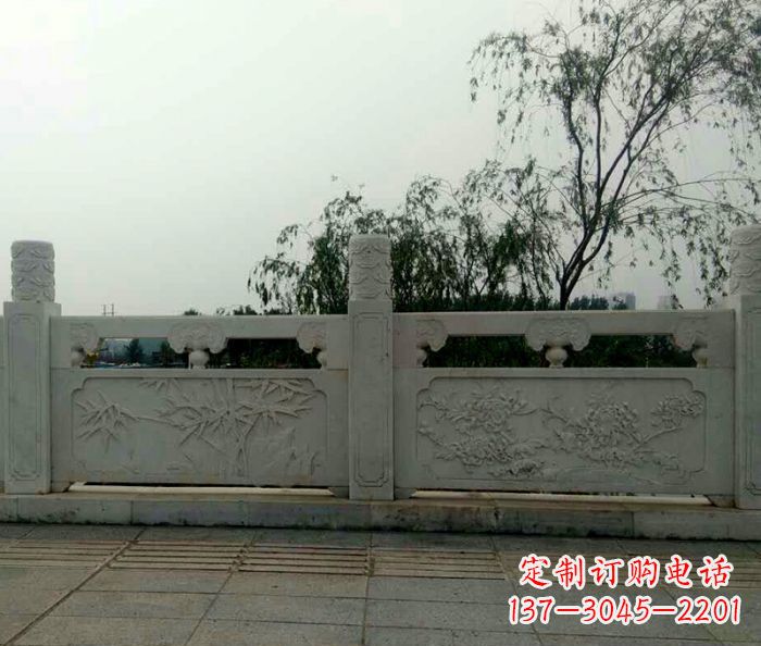 福建精美大理石栏板石雕