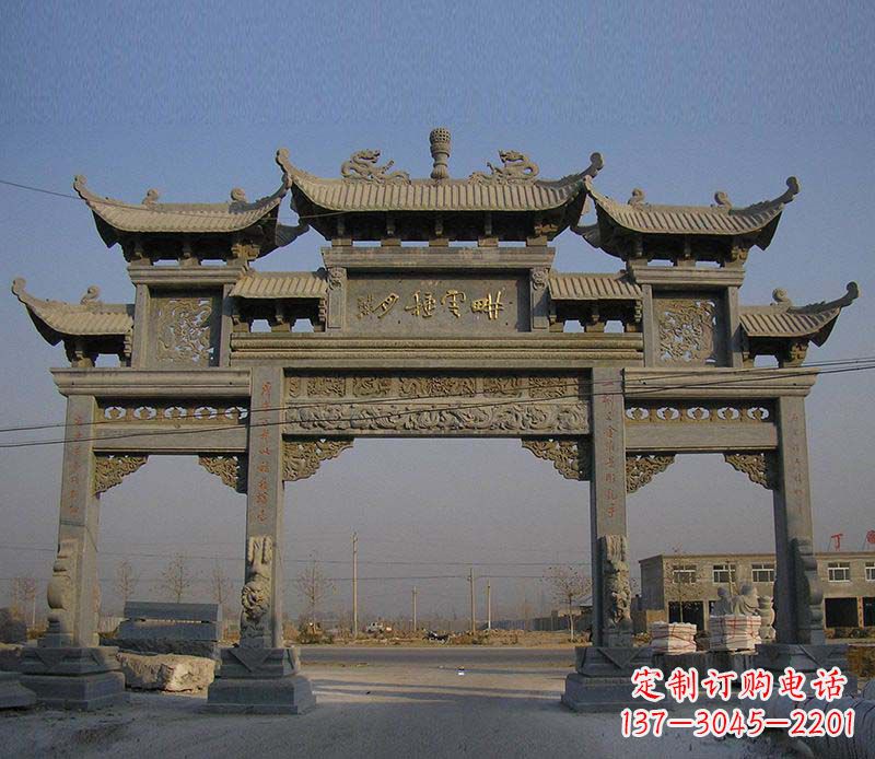 福建大理石牌楼雕塑定制