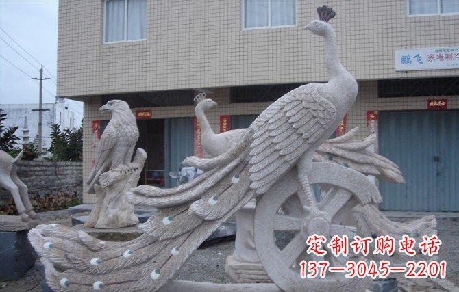 福建大理石孔雀石雕塑