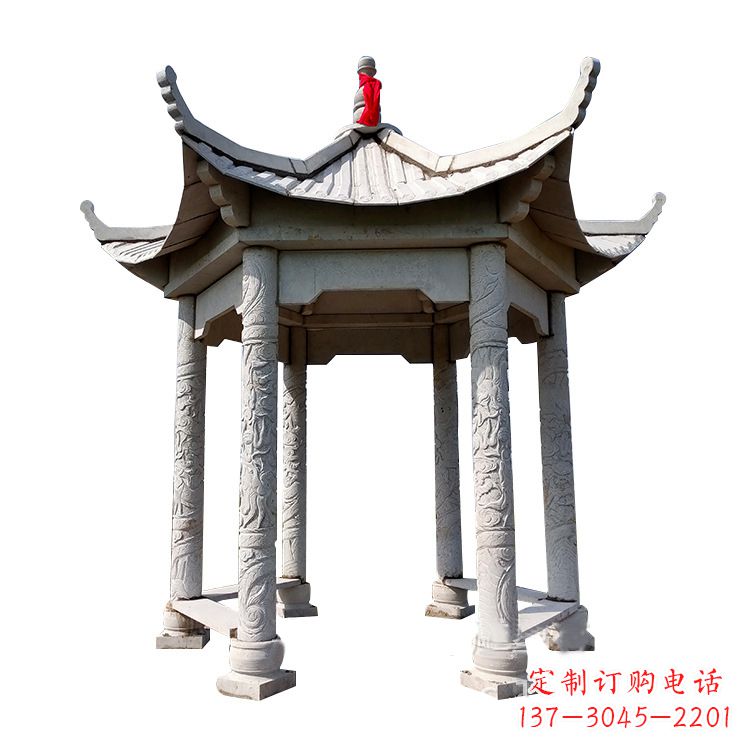福建大理石凉亭