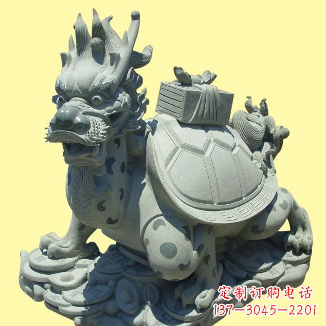 福建大理石龙龟雕塑